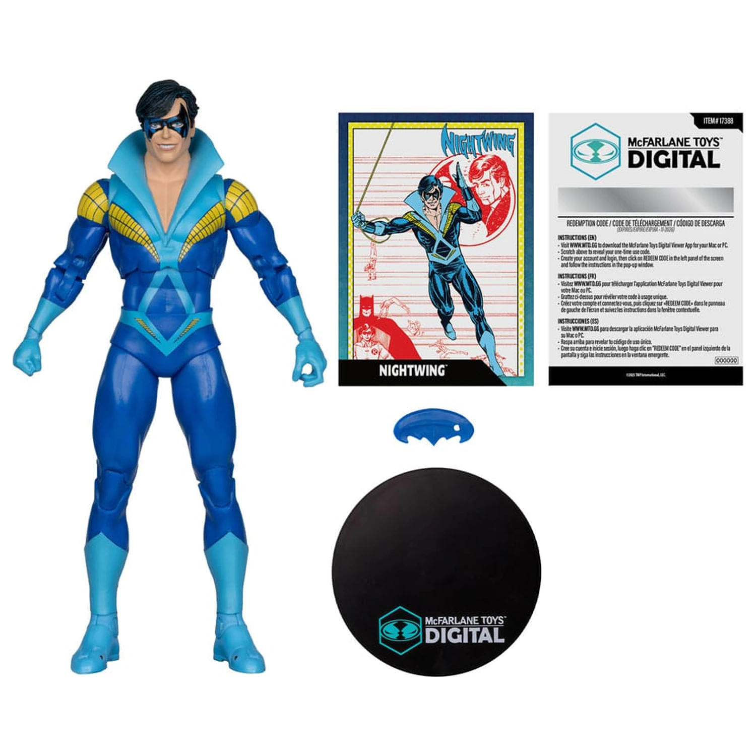 DC Direct McFarlane Toys Digitale Action Figur Nightwing (Teen Titans) 18 cm Produktfoto