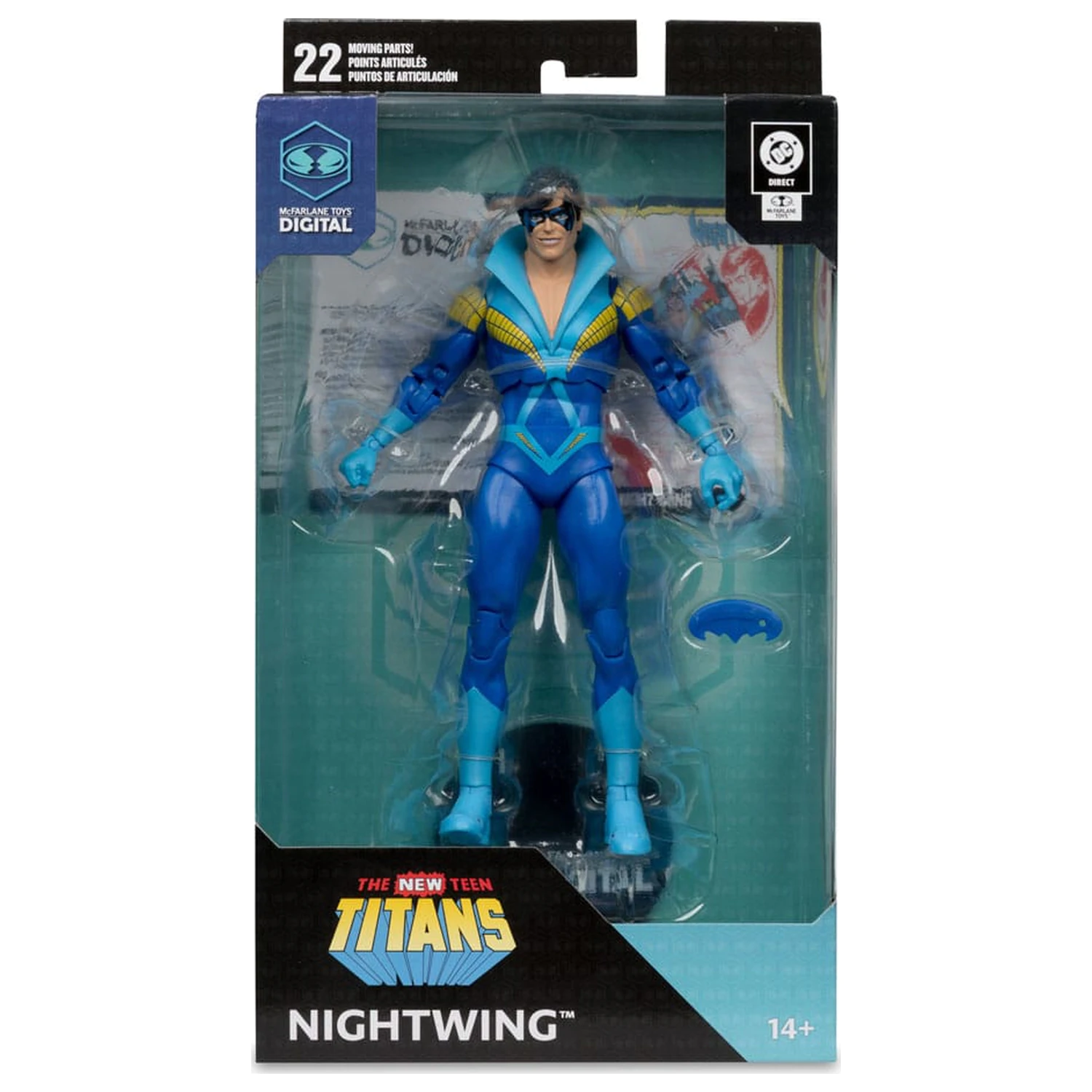 DC Direct McFarlane Toys Digitale Action Figur Nightwing (Teen Titans) 18 cm Produktfoto