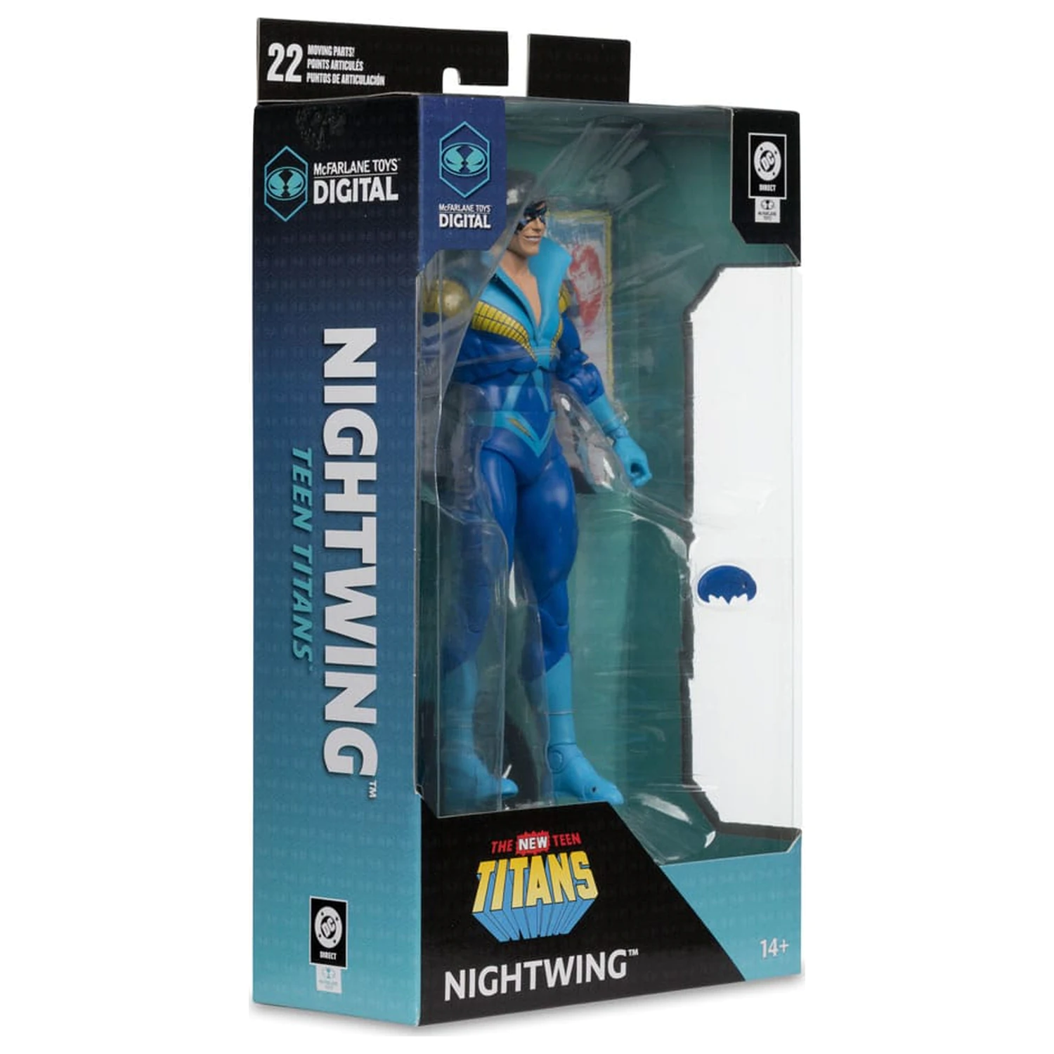 DC Direct McFarlane Toys Digitale Action Figur Nightwing (Teen Titans) 18 cm Produktfoto