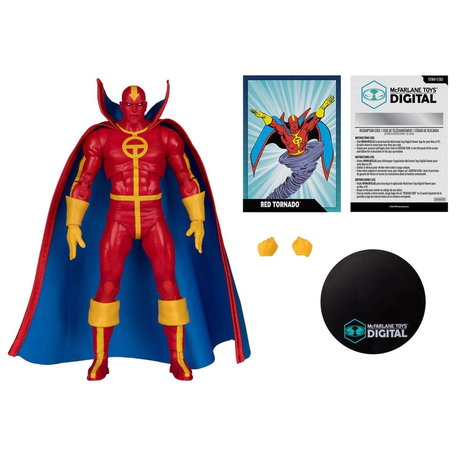 DC Direct McFarlane Toys Digital Actionfigur Red Tornado (Bronze Age) 18 cm Produktfoto