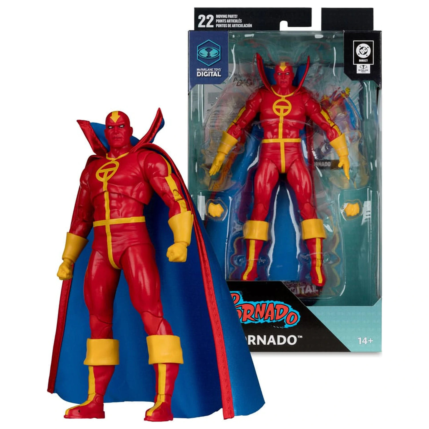 DC Direct McFarlane Toys Digital Actionfigur Red Tornado (Bronze Age) 18 cm Produktfoto