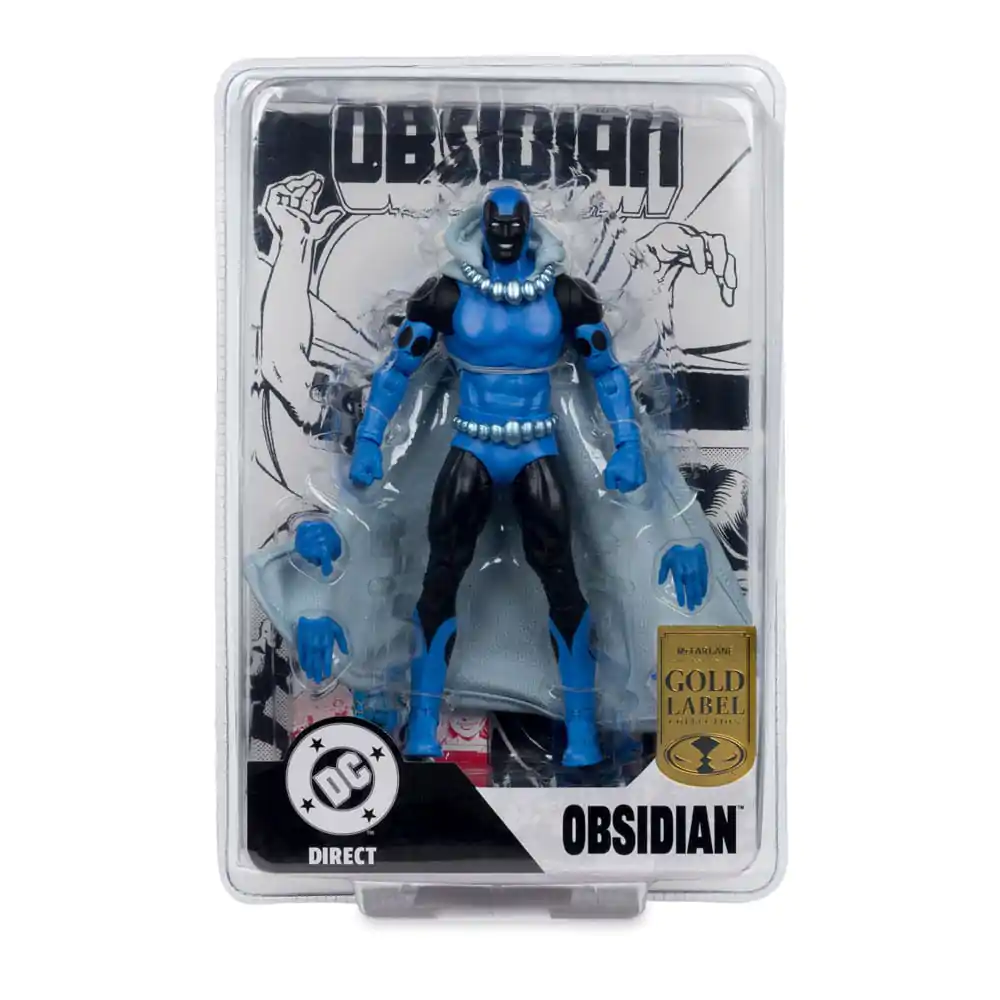 DC Direct Action-Figur Obsidian (Infinity Inc #16) (Chase) (Gold Label) 18 cm Produktfoto
