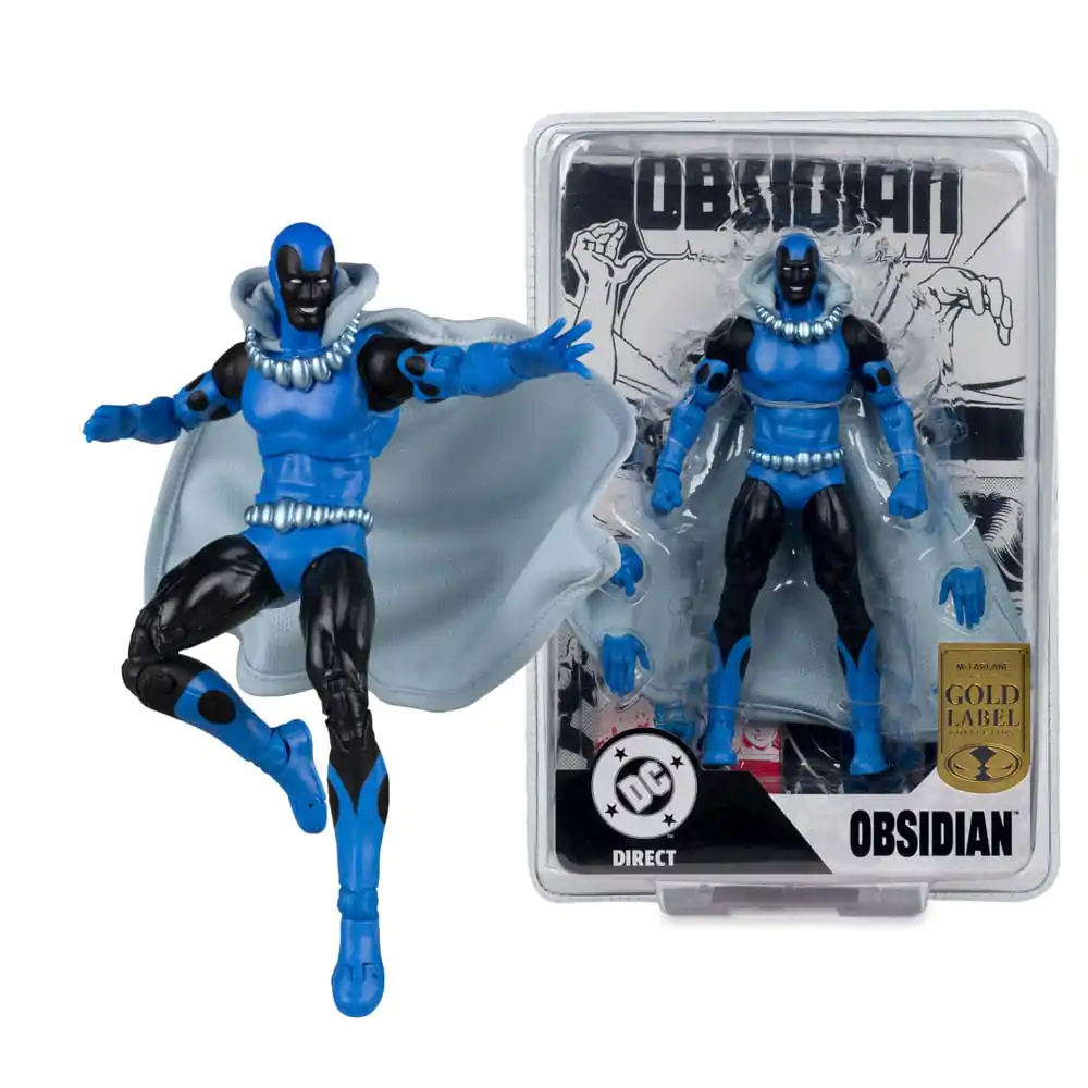 DC Direct Action-Figur Obsidian (Infinity Inc #16) (Chase) (Gold Label) 18 cm Produktfoto