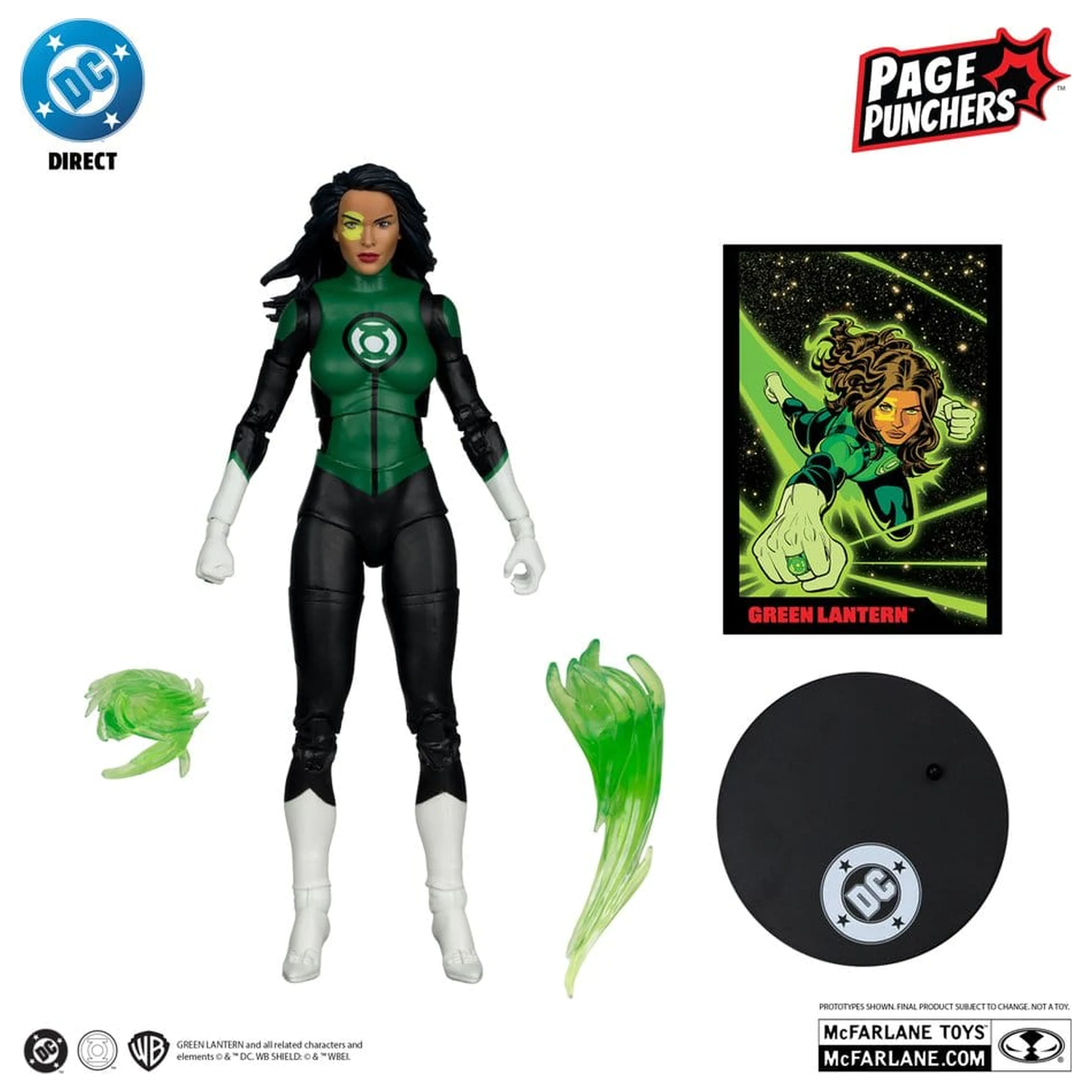DC Direct Page Punchers Actionfigur Jessica Cruz (Green Lanterns # 48) (Red Platinum Edition) 18 cm Produktfoto