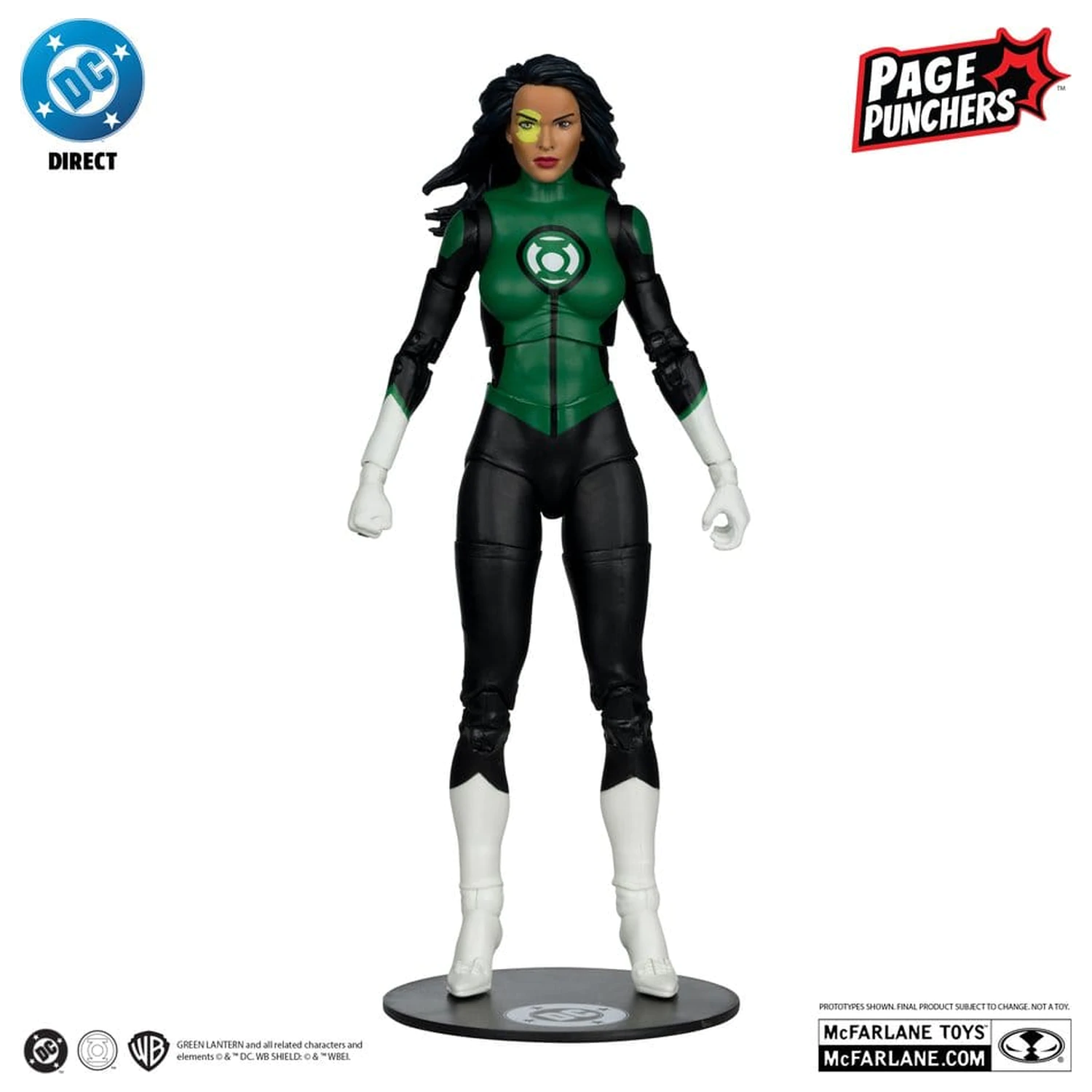 DC Direct Page Punchers Actionfigur Jessica Cruz (Green Lanterns # 48) (Red Platinum Edition) 18 cm Produktfoto