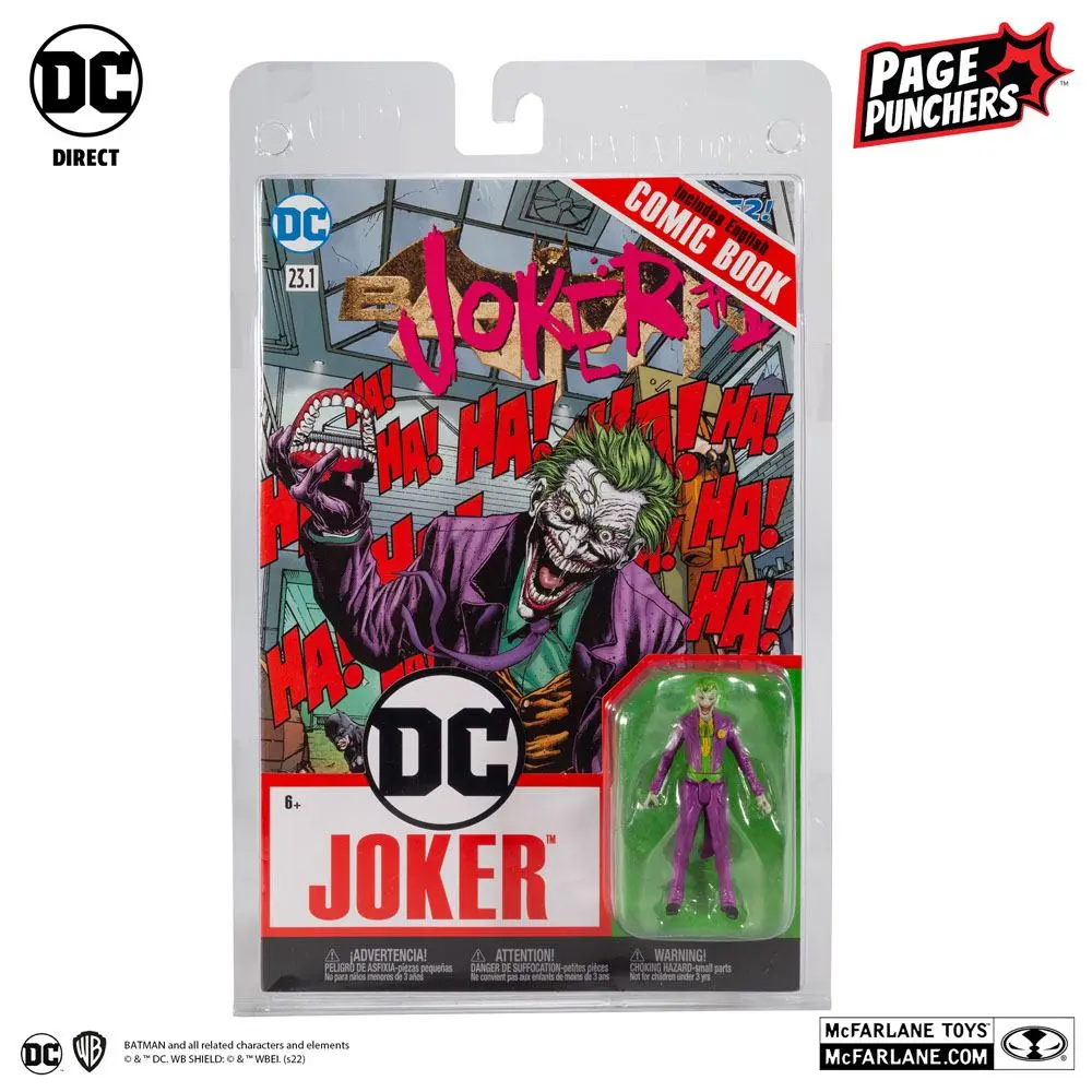 DC Direct Page Punchers Actionfigur & Comic Joker (DC Rebirth) 8 cm Produktfoto