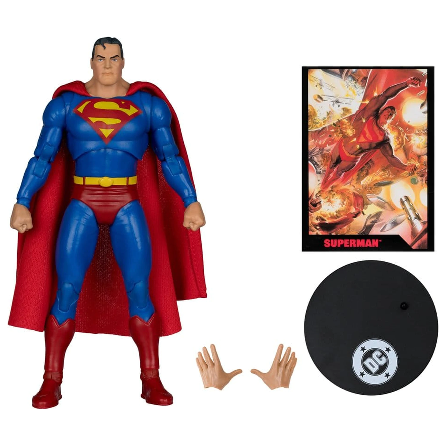 DC Direct Page Punchers Actionfigur Superman (Justice #1) (Red Platinum Edition) 19 cm Produktfoto