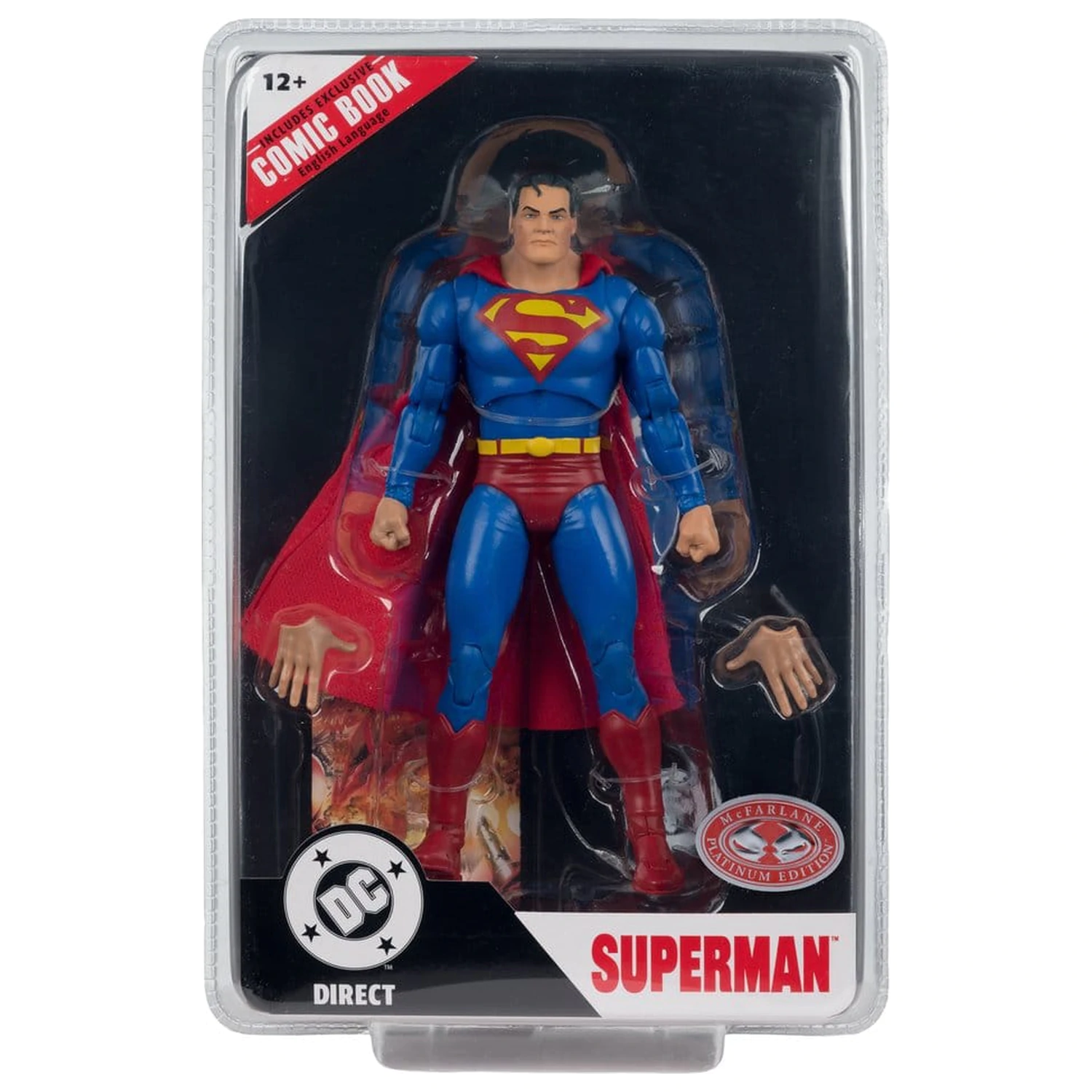 DC Direct Page Punchers Actionfigur Superman (Justice #1) (Red Platinum Edition) 19 cm Produktfoto