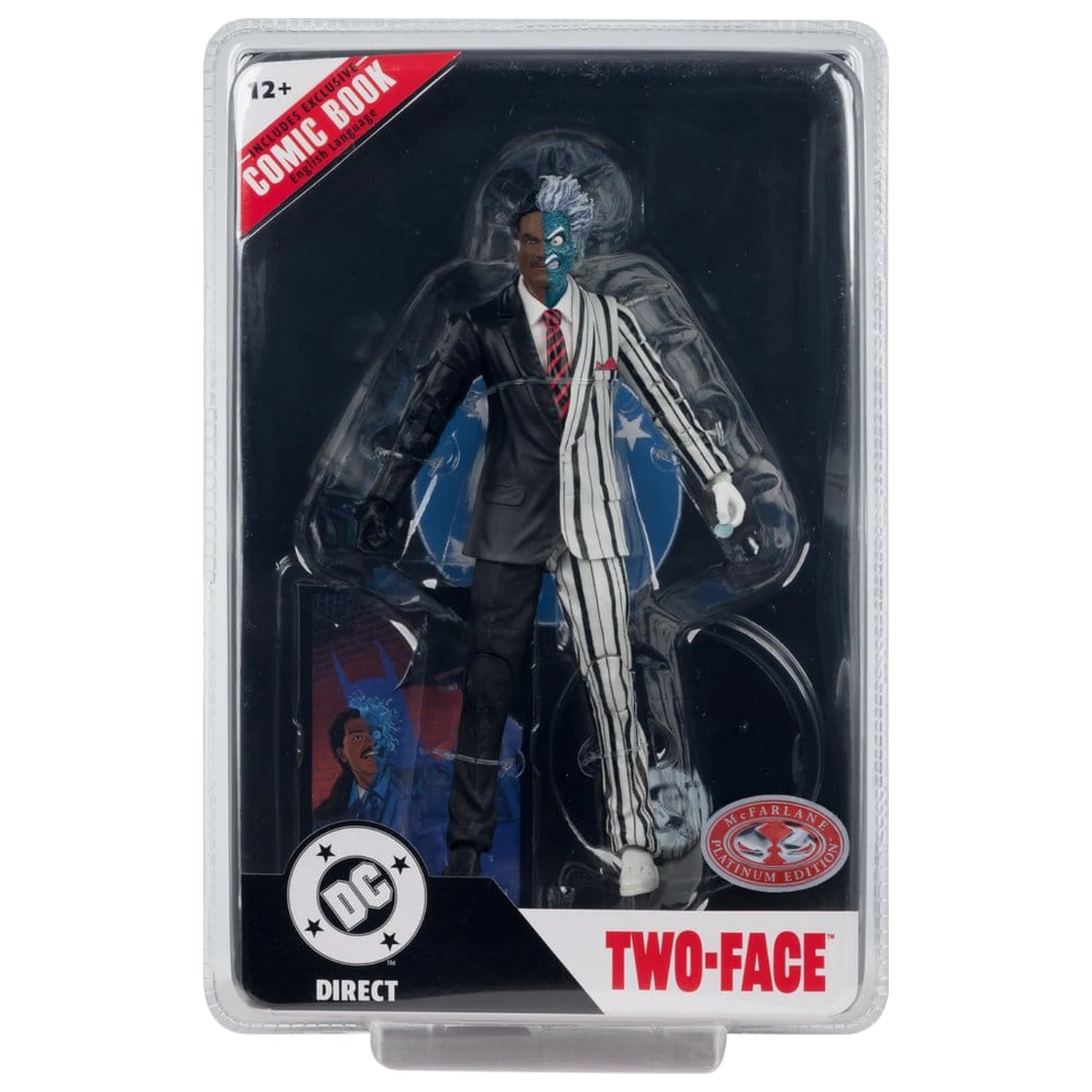 DC Direct Page Punchers Actionfigur Two-Face (Batman 89) (Red Platinum Edition) 19 cm Produktfoto
