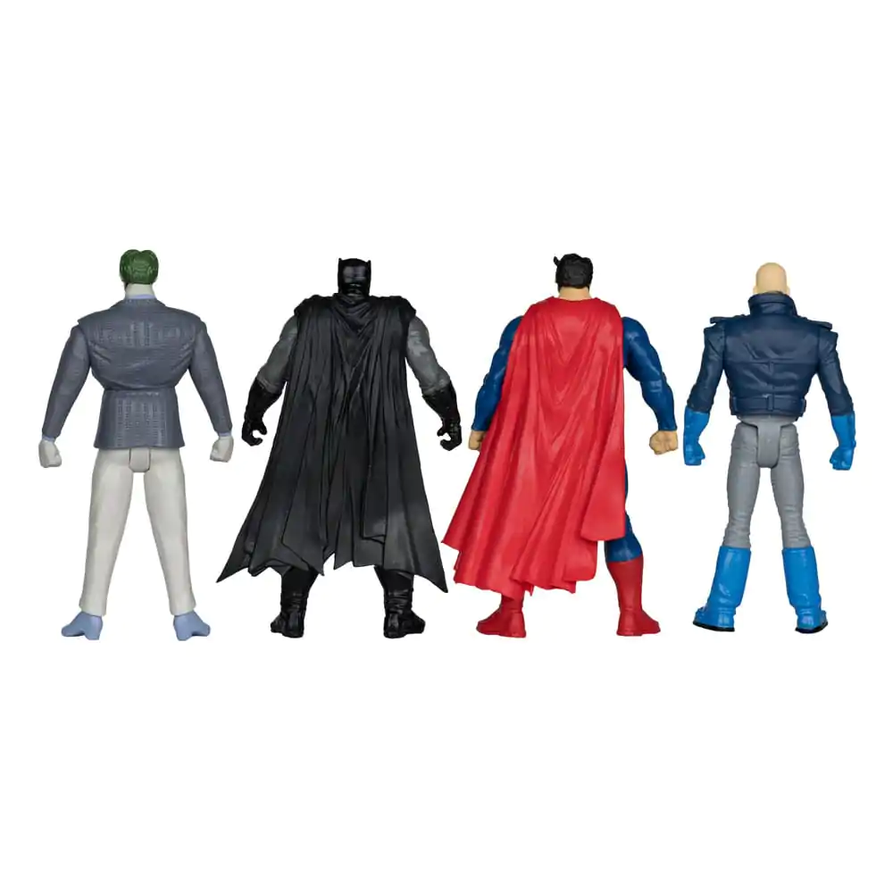 DC Direct Page Punchers Actionfiguren 4er-Pack Batman & Son of Batman & Superman & Joker 7 cm Produktfoto