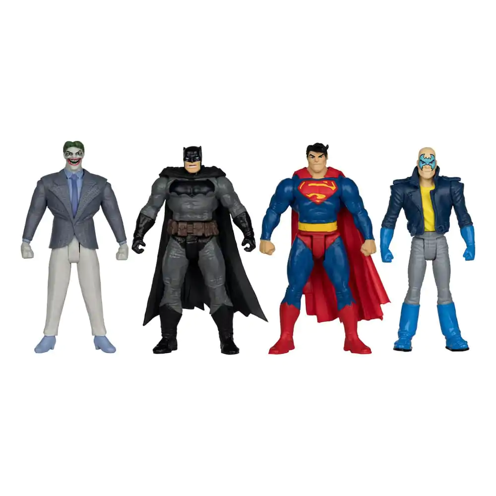 DC Direct Page Punchers Actionfiguren 4er-Pack Batman & Son of Batman & Superman & Joker 7 cm Produktfoto