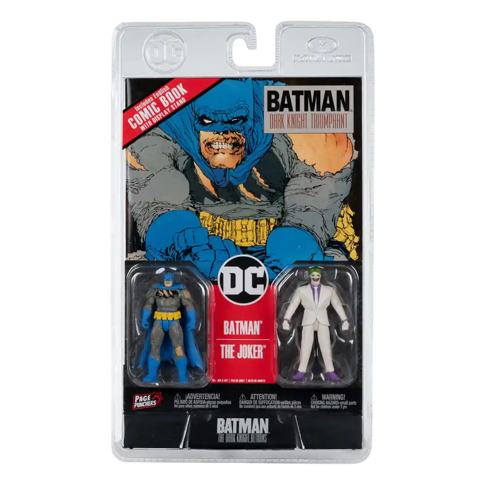 DC Direct Page Punchers Actionfiguren 2er-Pack Batman & The Joker (Batman: The Dark Knight Returns) 8 cm termékfotó