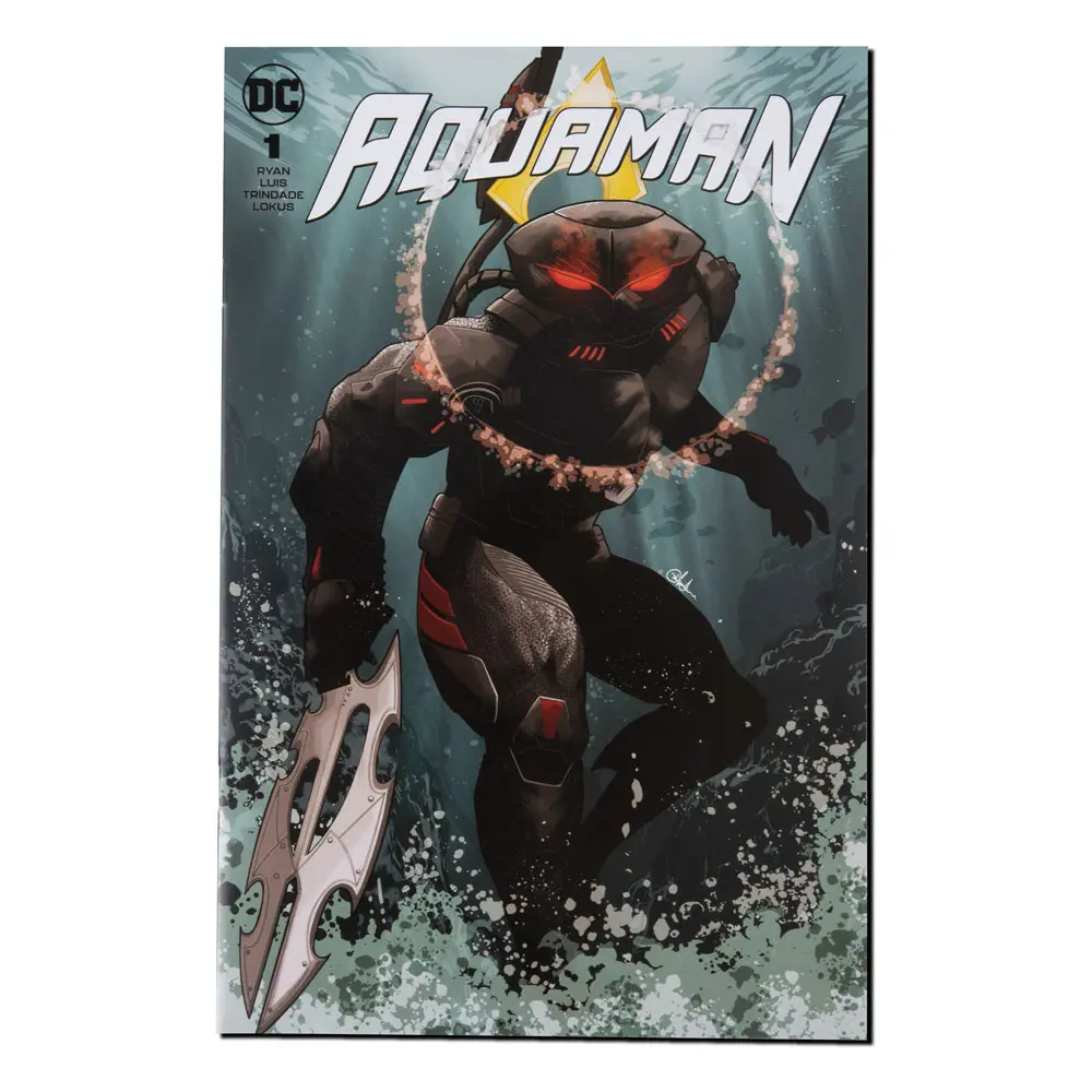 DC Direct Page Punchers Actionfigur & Comic Black Manta (Aquaman) 18 cm termékfotó