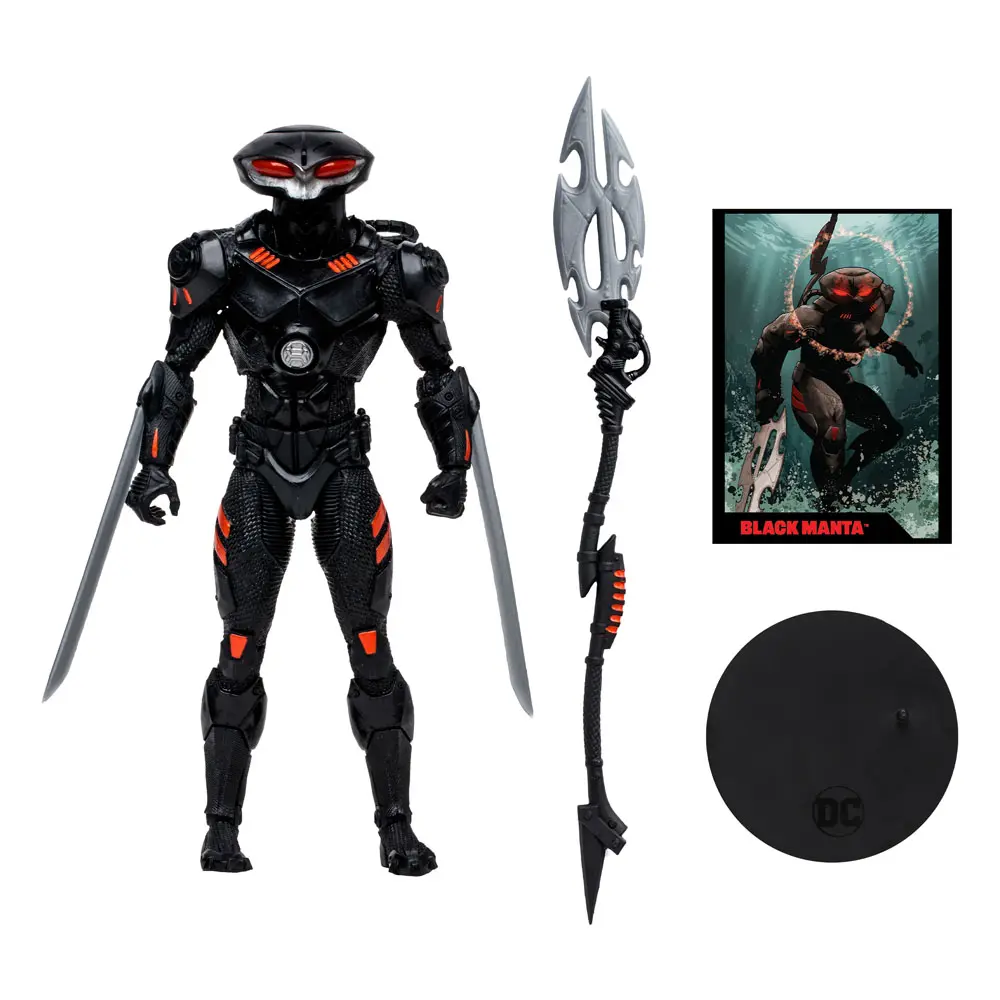 DC Direct Page Punchers Actionfigur & Comic Black Manta (Aquaman) 18 cm termékfotó