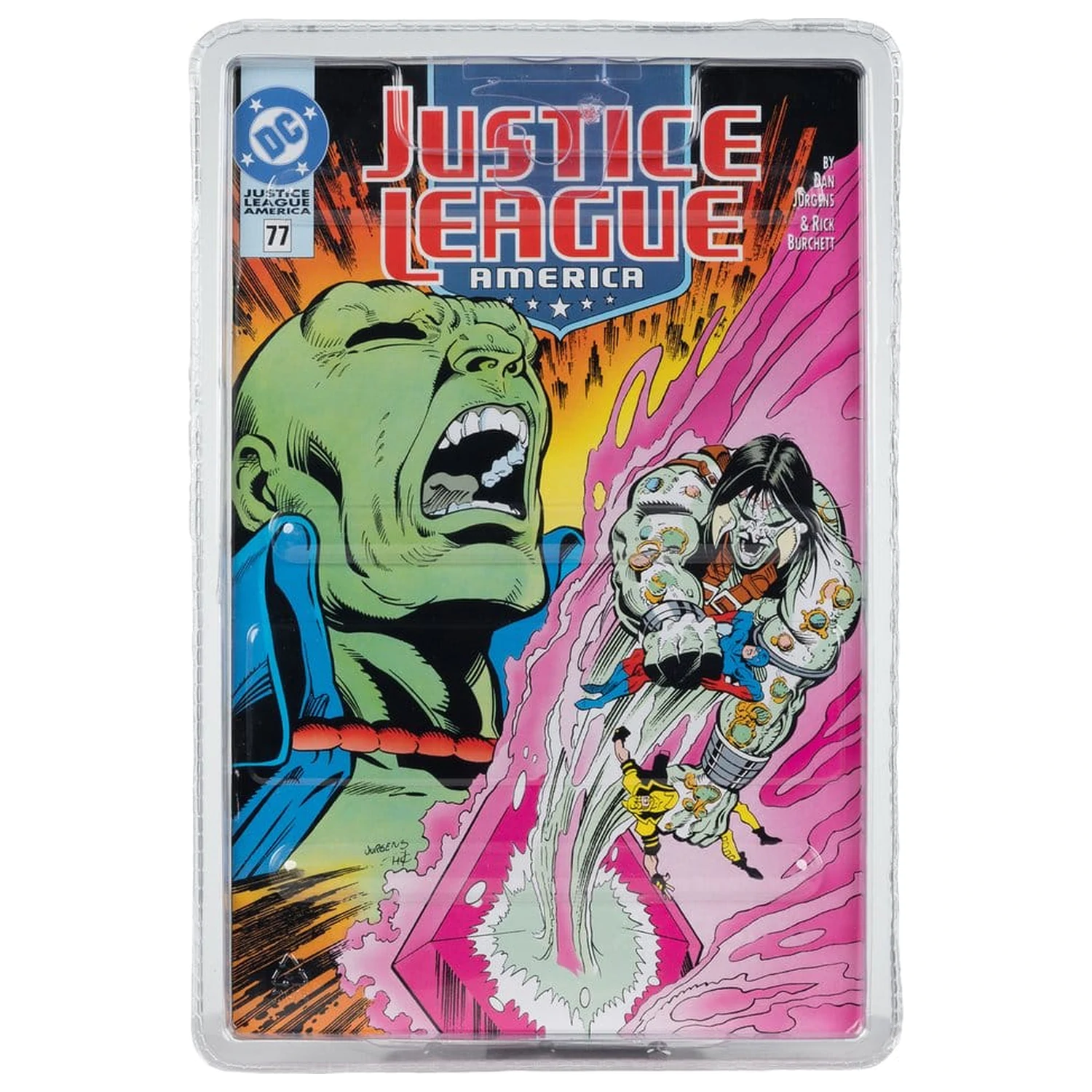 DC Direct Page Punchers Actionfigur Bloodwynd (Justice League #77) (Red Platinum Edition) 18 cm Produktfoto