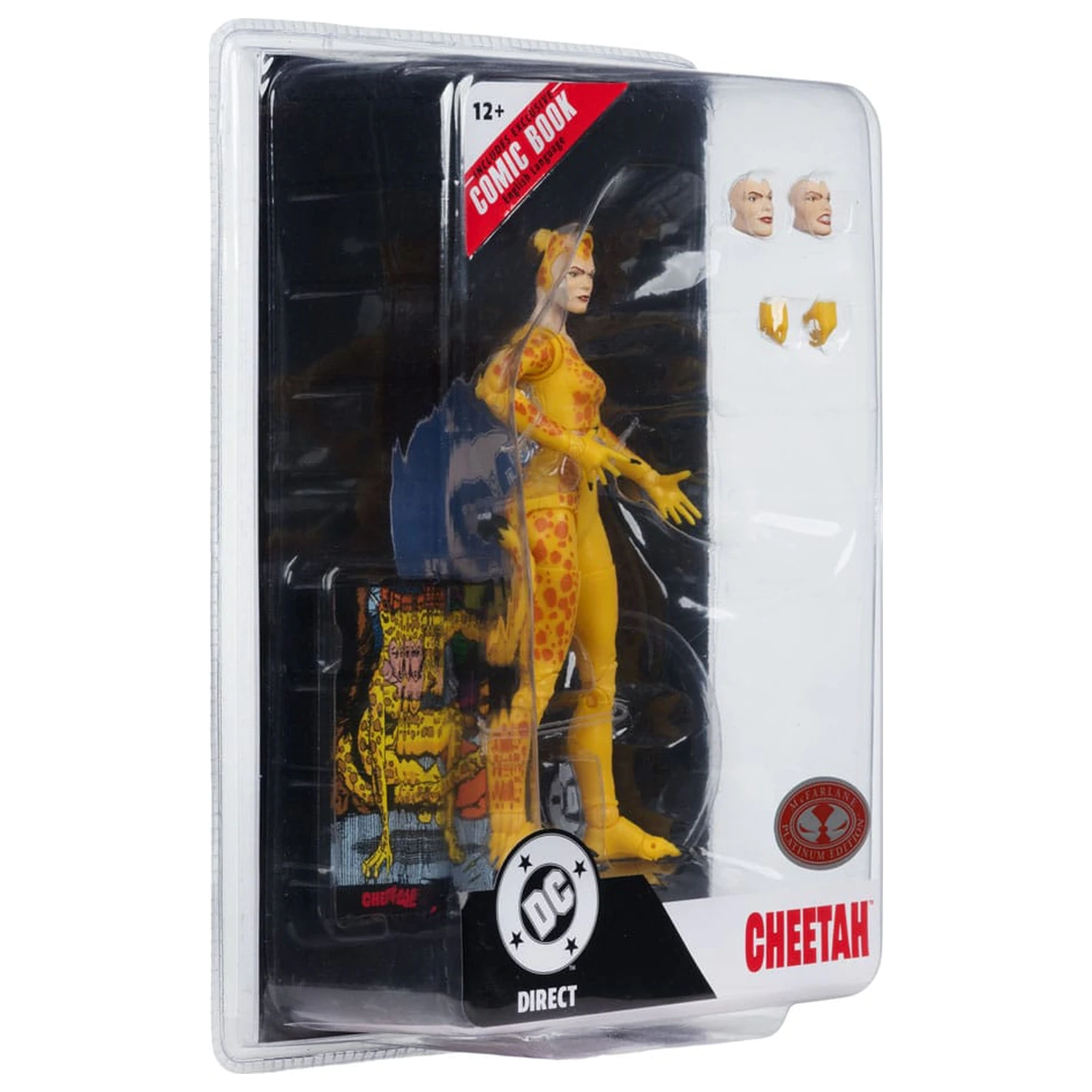 DC Direct Page Punchers Action Figur Cheetah (Crisis on Infinite Earths)(Red Platinum Edition) 17 cm Produktfoto