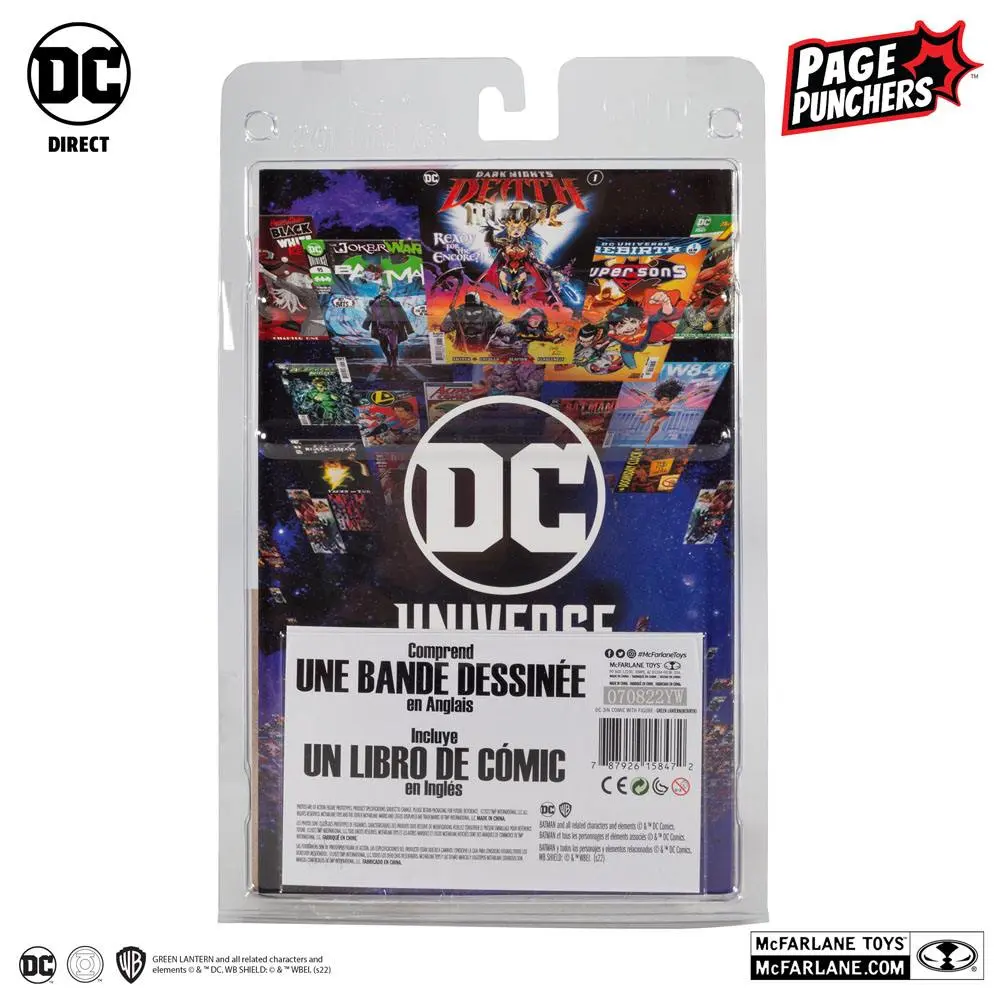 DC Direct Page Punchers Actionfigur & Comic Green Lantern (Hal Jordan) 8 cm Produktfoto