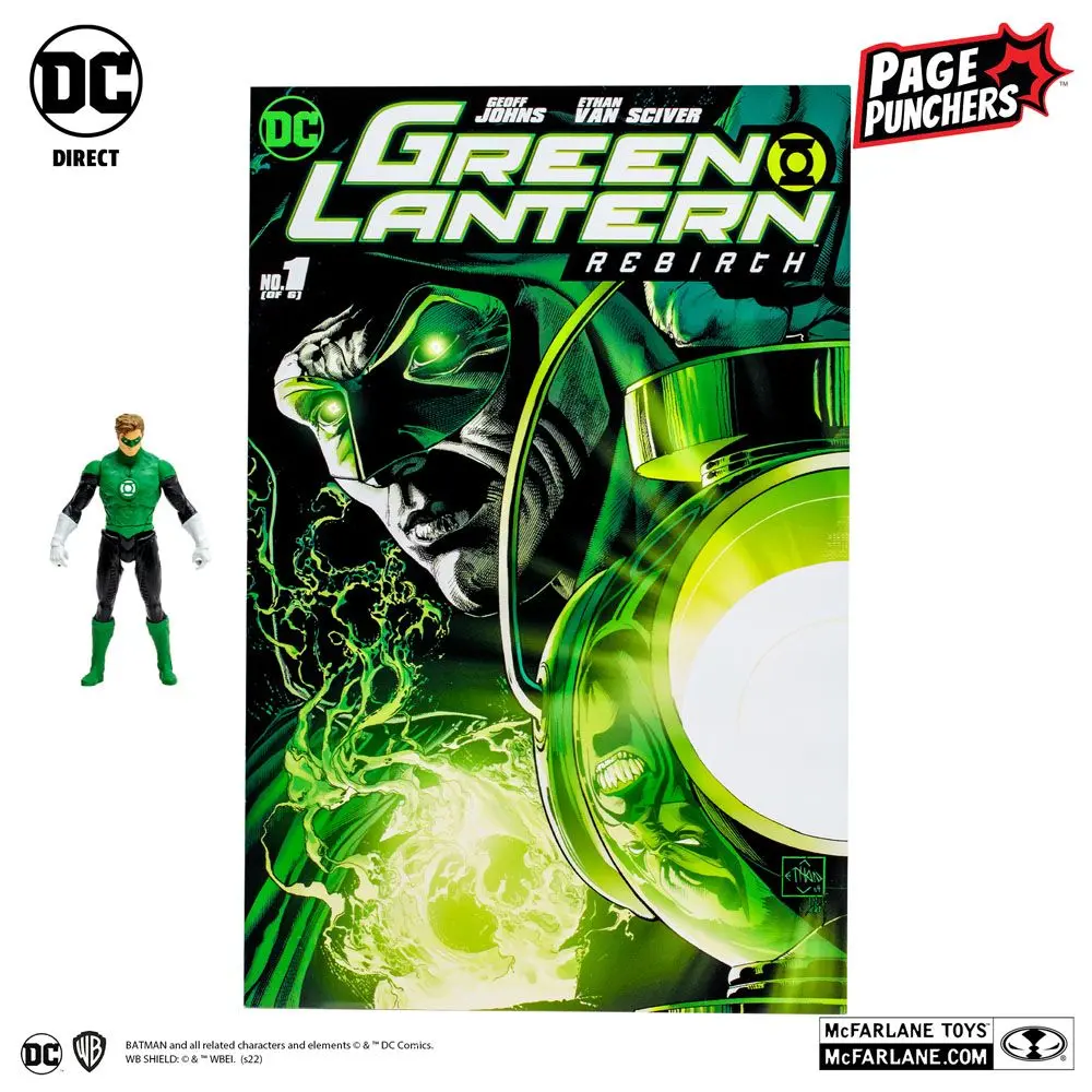 DC Direct Page Punchers Actionfigur & Comic Green Lantern (Hal Jordan) 8 cm Produktfoto