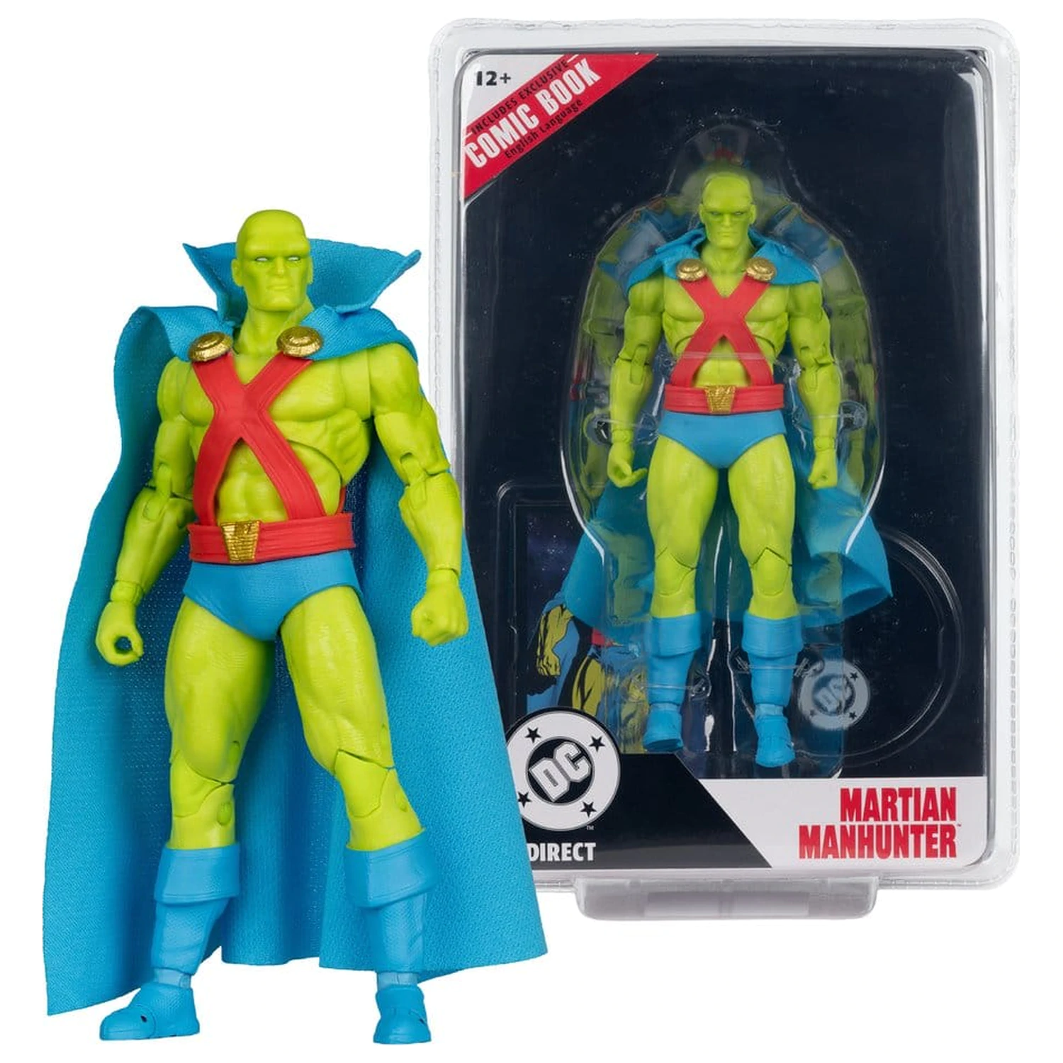 DC Direct Page Punchers Actionfigur Martian Manhunter (Justice League #77) 18 cm Produktfoto