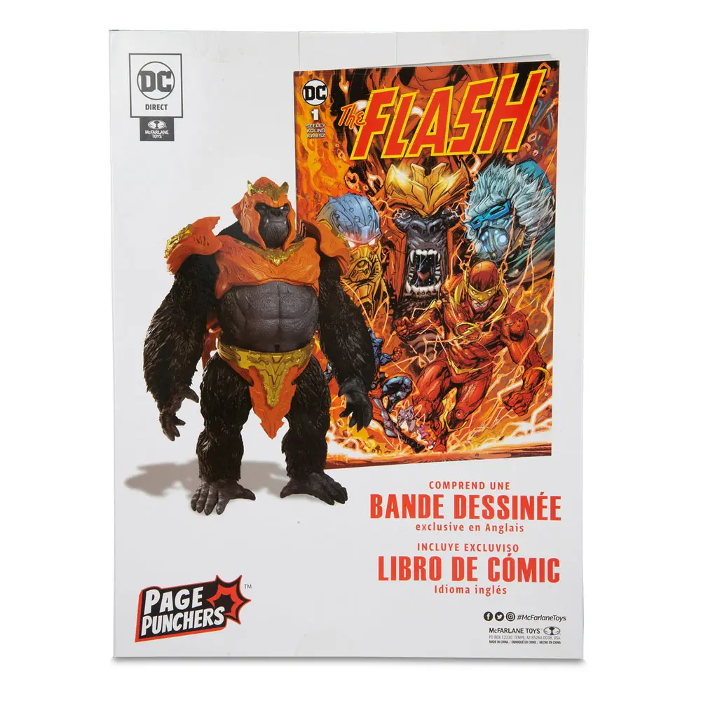 DC Direct Page Punchers Megafigs Actionfigur & Comic Gorilla Grodd (The Flash Comic) 30 cm termékfotó