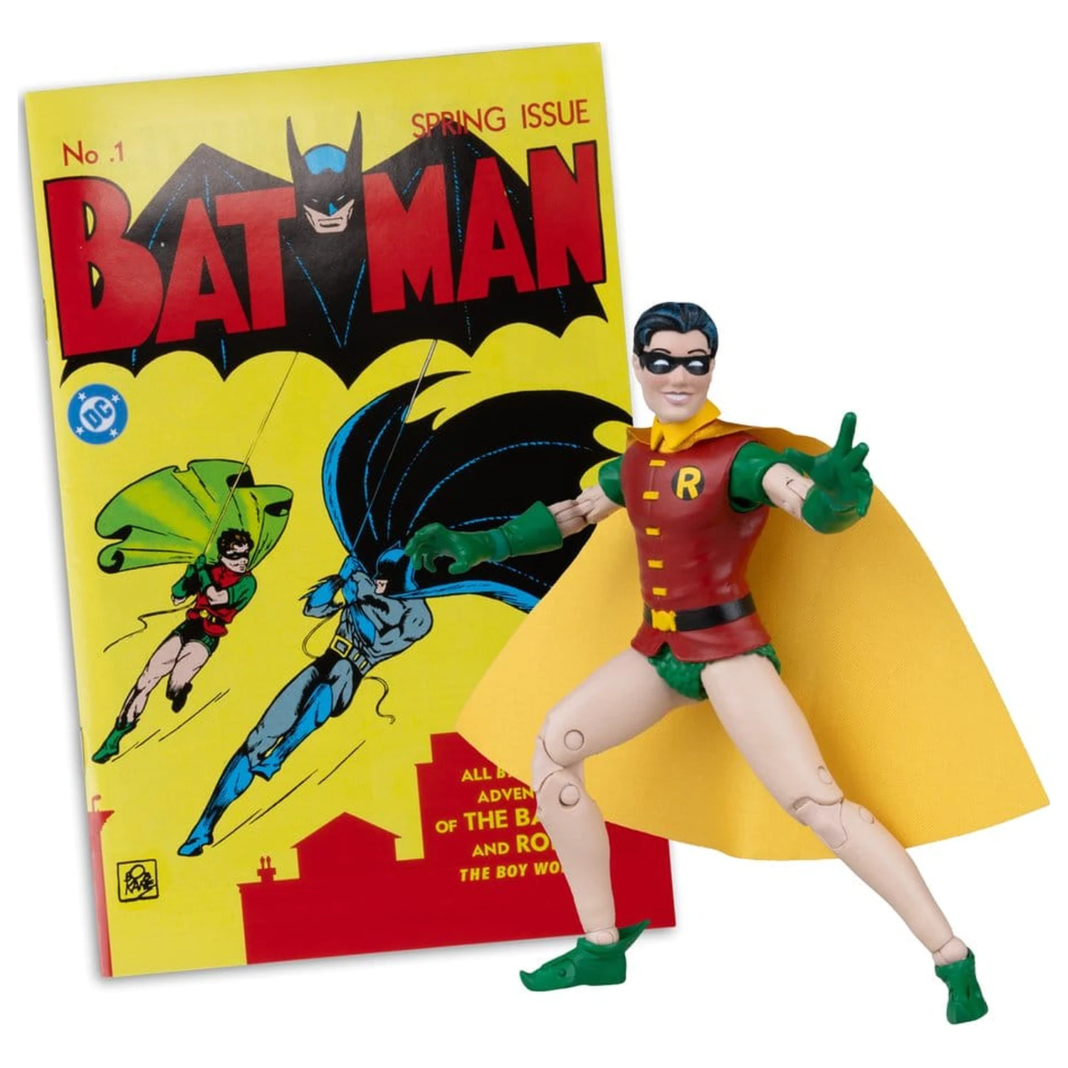 DC Direct Page Punchers Actionfigur Robin Dick Grayson (Batman #1) (Red Platinum Edition) 14 cm Produktfoto