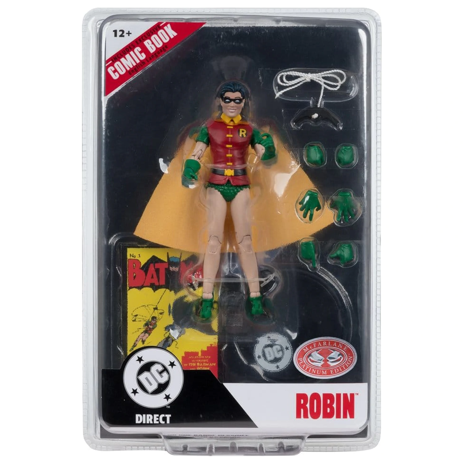DC Direct Page Punchers Actionfigur Robin Dick Grayson (Batman #1) (Red Platinum Edition) 14 cm Produktfoto