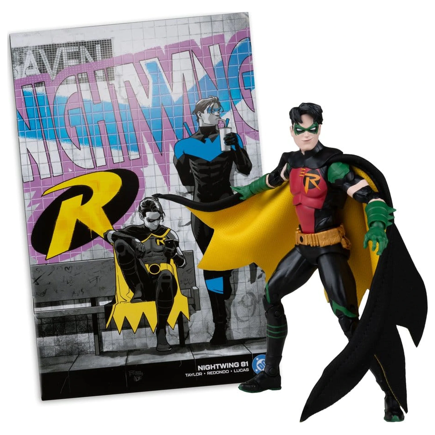 DC Direct Page Punchers Actionfigur Robin Tim Drake (Nightwing #81) (Red Platinum Edition) 18 cm Produktfoto