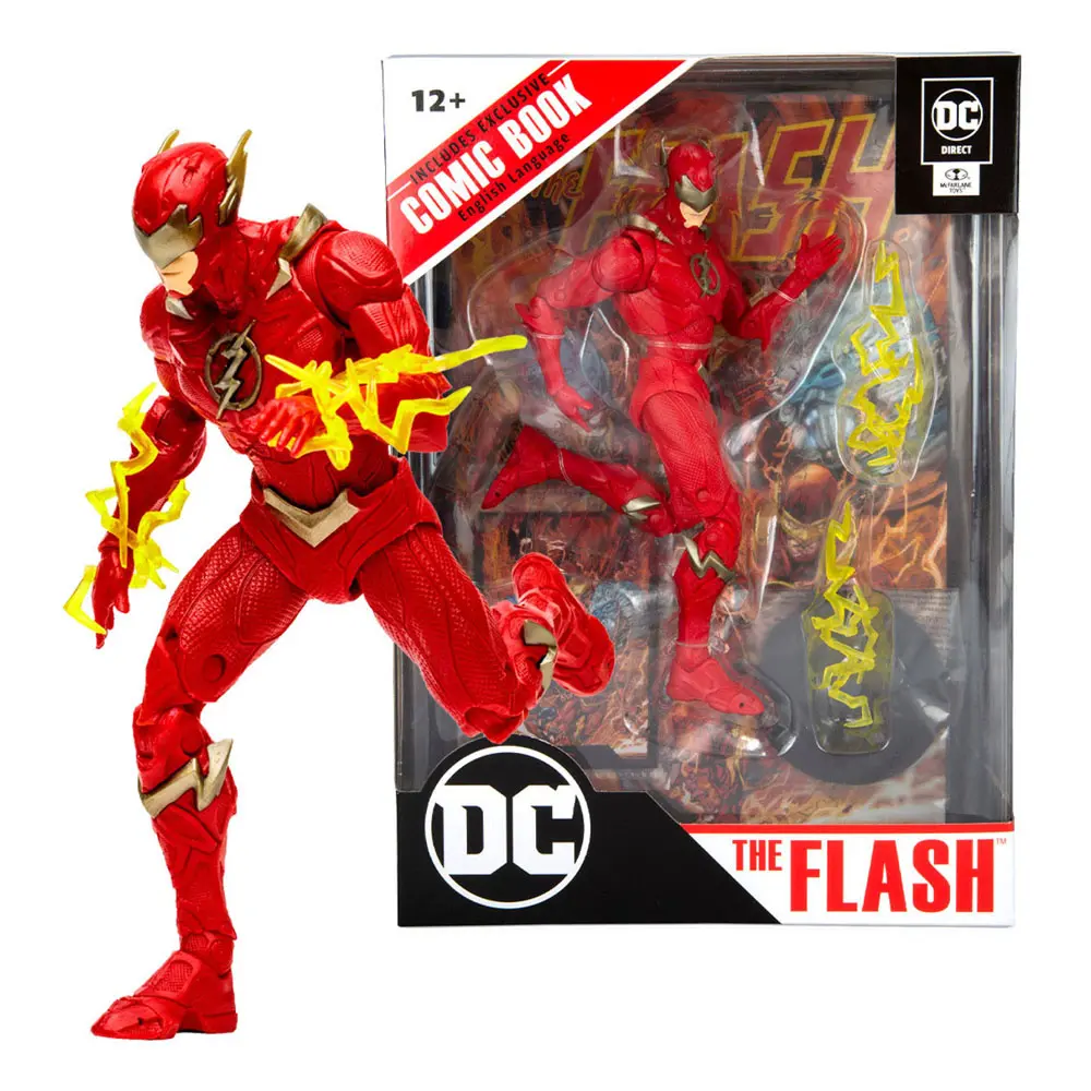 DC Direct Page Punchers Actionfigur & Comic The Flash Barry Allen (The Flash Comic) 18 cm Produktfoto