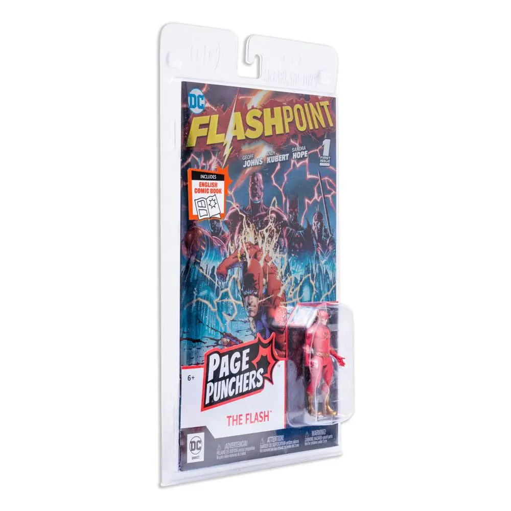 DC Direct Page Punchers Actionfigur & Comic The Flash (Flashpoint) Metallic Cover Variant (SDCC) 8 cm Produktfoto