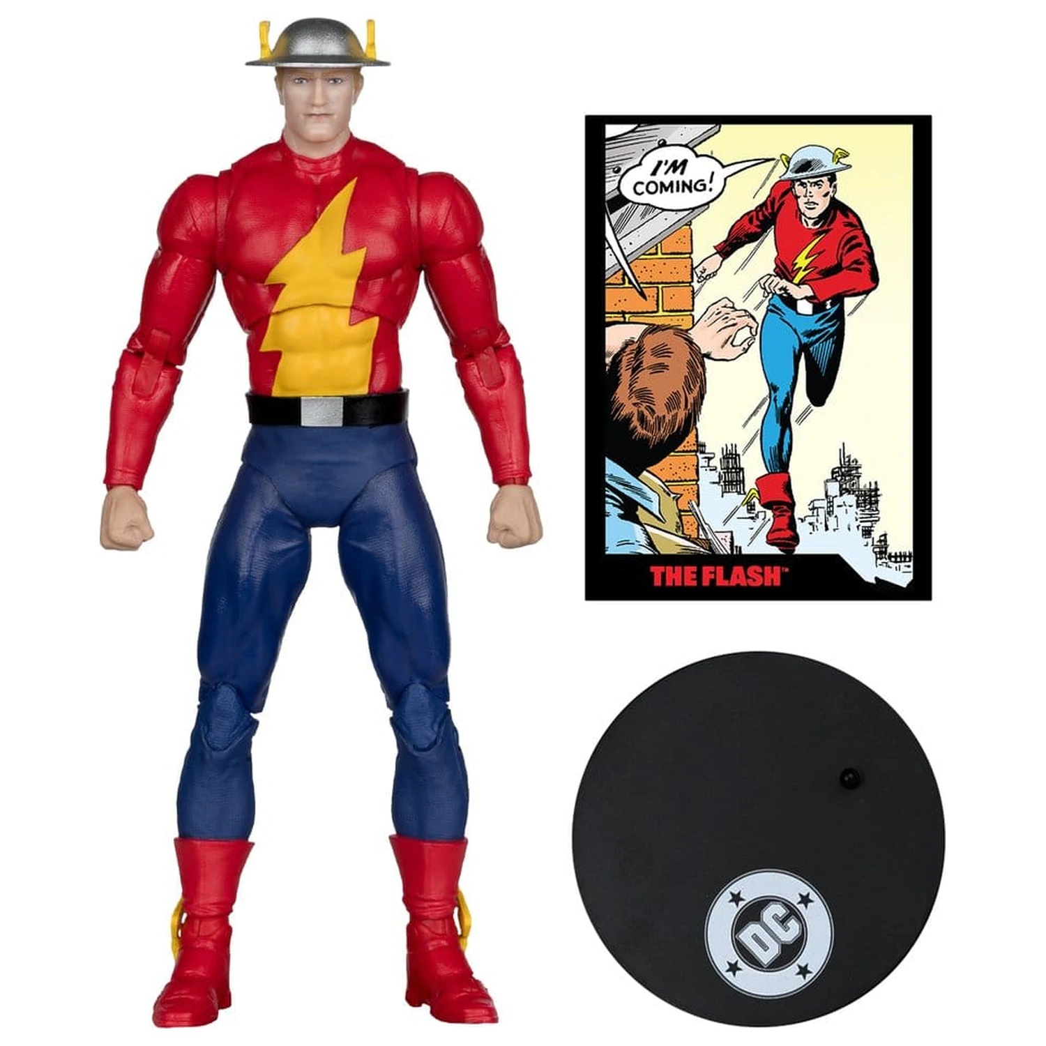 DC Direct Page Punchers Actionfigur The Flash Jay Garrick (The Flash #123) (Red Platinum Edition) 18 cm Produktfoto