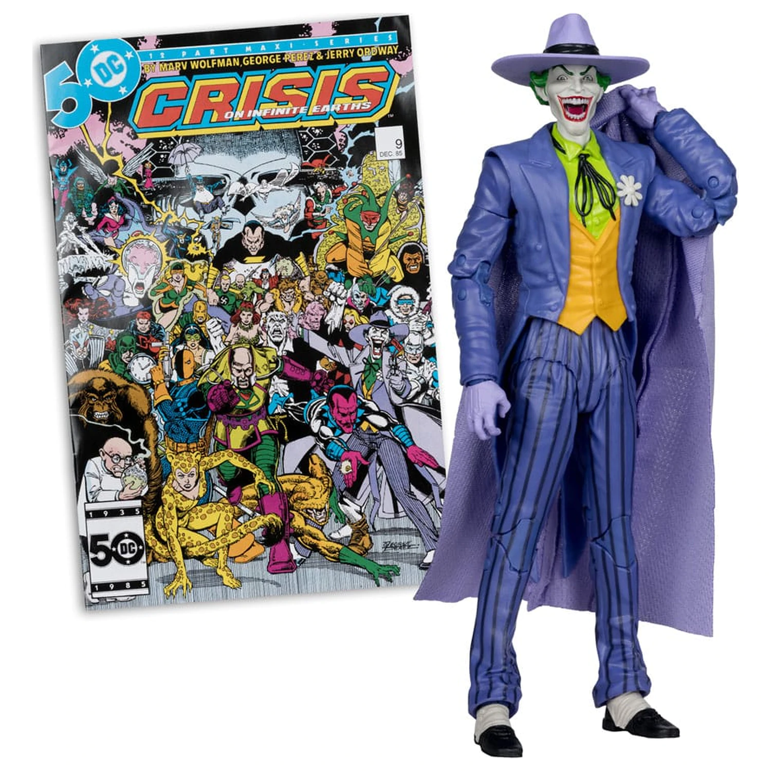 DC Direct Page Punchers Action-Figur The Joker (Crisis on Infinite Earths) 18 cm Produktfoto