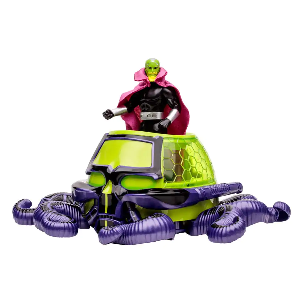DC Direct Super Powers Actionfigur und Fahrzeug Brainiac with Skull Ship (Gold Label) 12 cm Produktfoto