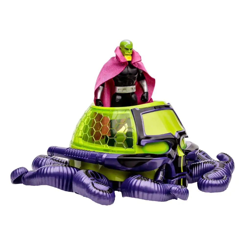 DC Direct Super Powers Actionfigur und Fahrzeug Brainiac with Skull Ship (Gold Label) 12 cm Produktfoto