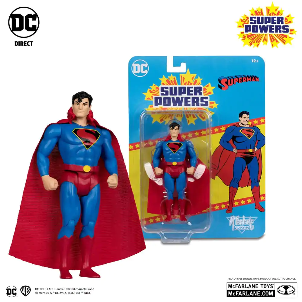 DC Direct Super Powers Actionfigur Superman (Fleischer Variant) 13 cm termékfotó