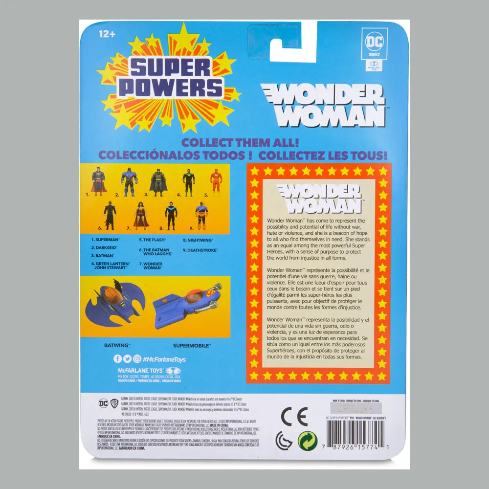 DC Direct Super Powers Action Figur Wonder Woman (DC Rebirth) 13 cm Produktfoto