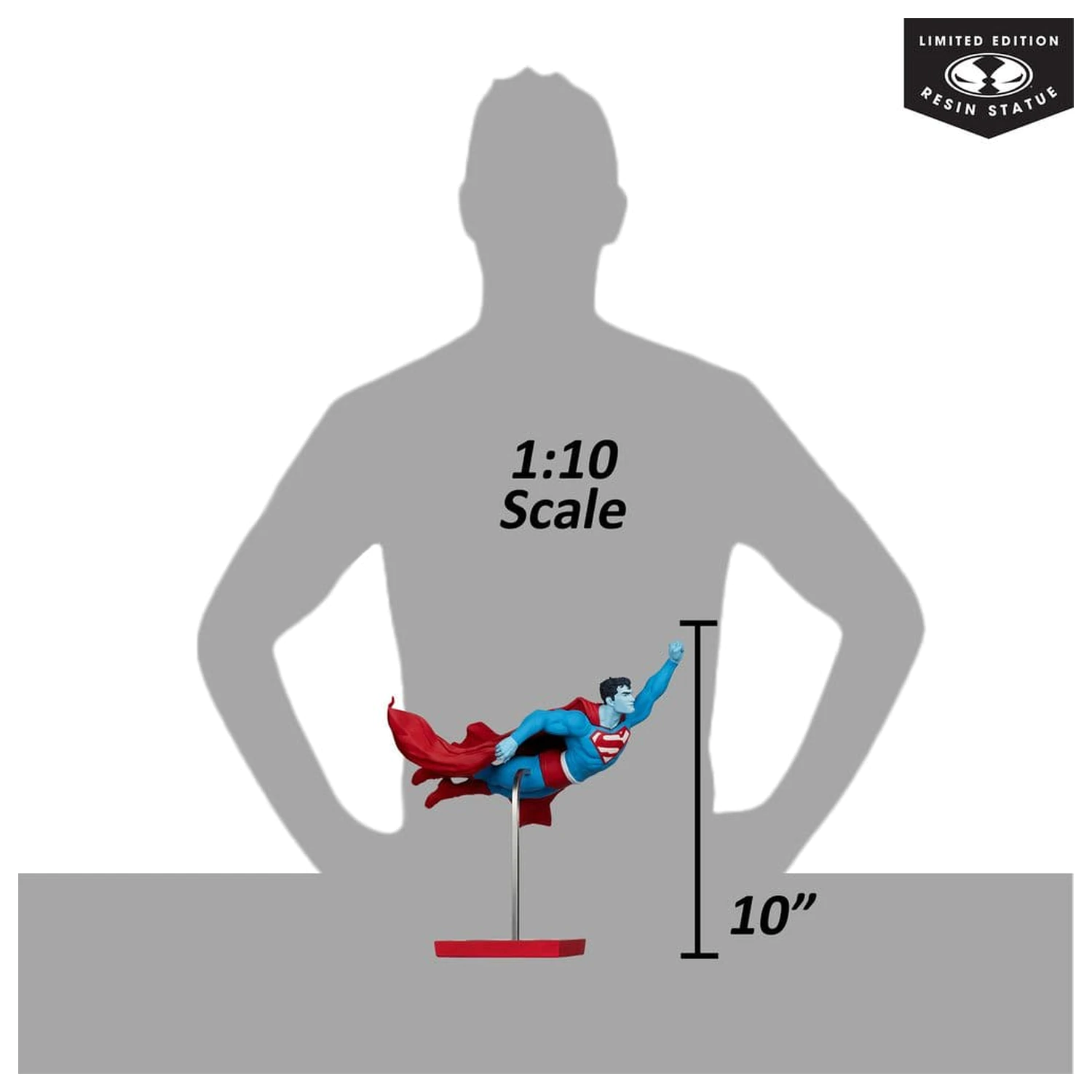 DC Direct Superman Red & Blue Statue 1/10 Superman von Lee Bermejo 26 cm Produktfoto