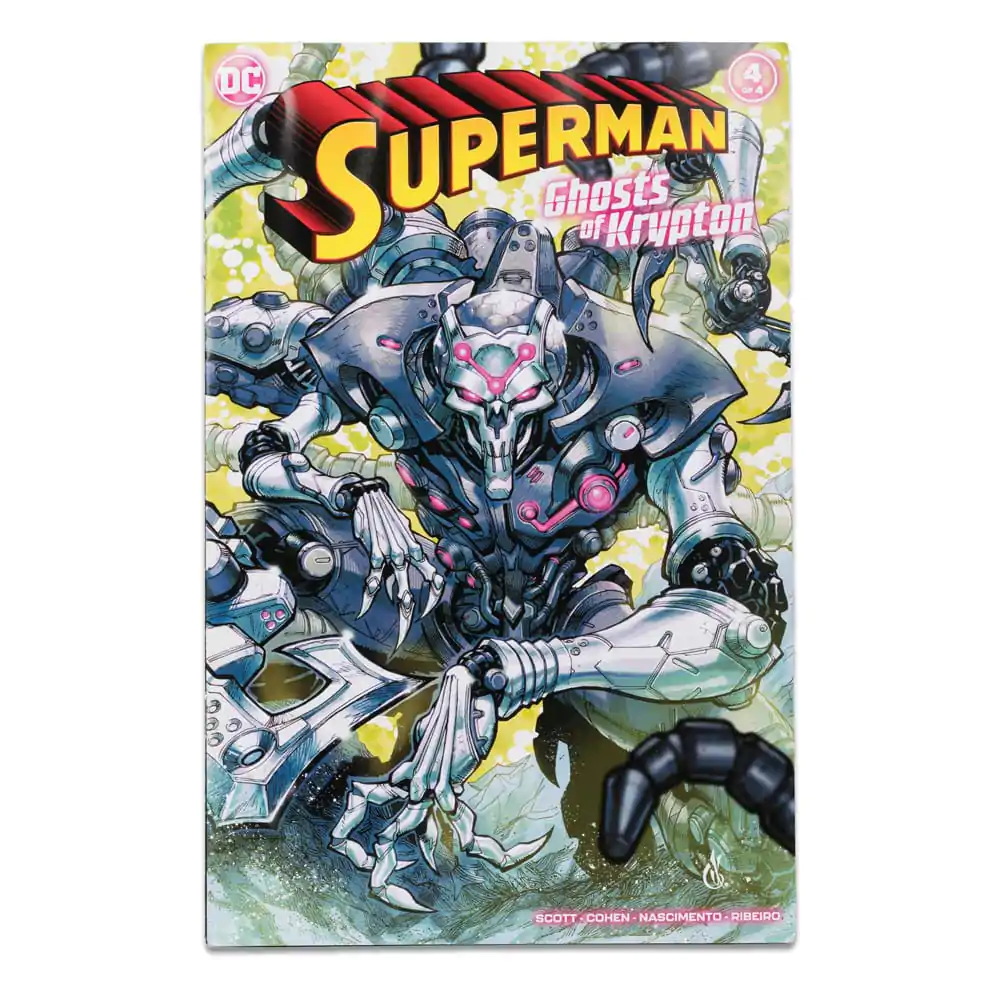 DC Direct Actionfigur &amp; Comic Superman Wave 5 Brainiac (Gold Label) (Ghosts of Krypton) 18 cm Produktfoto