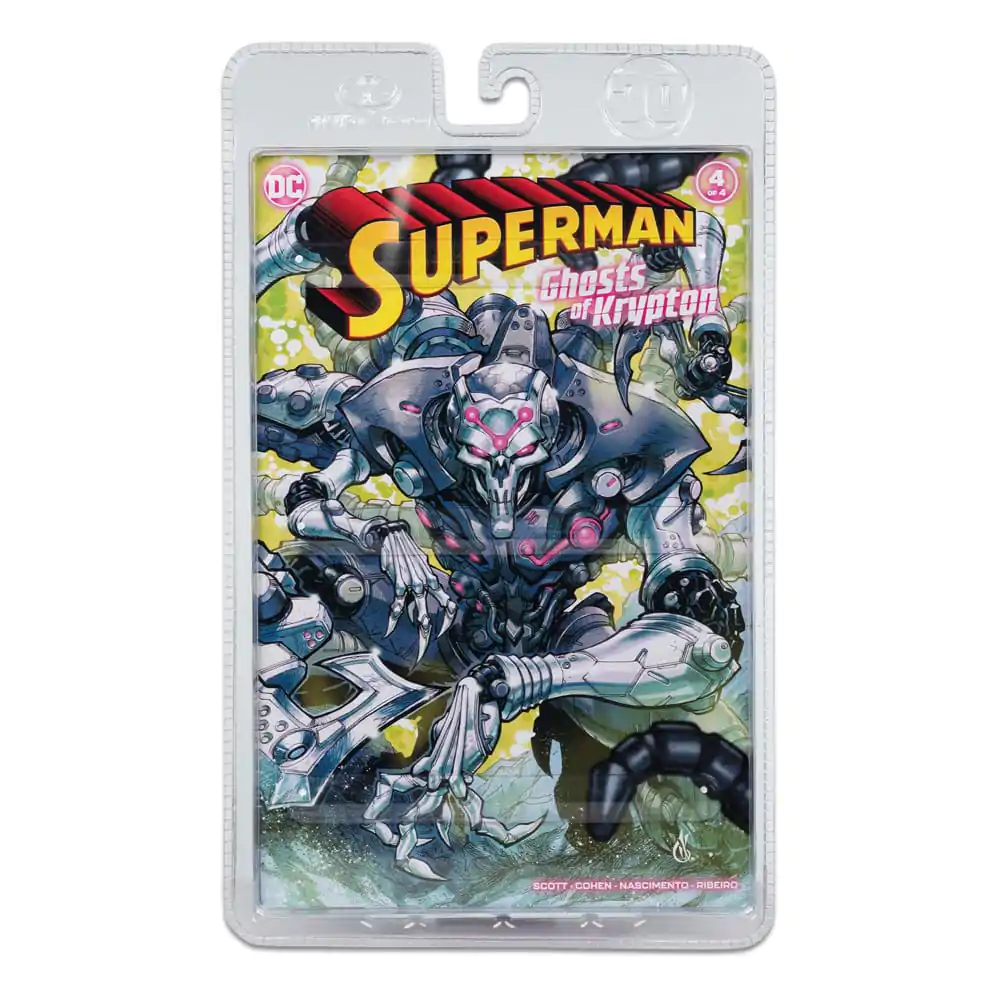 DC Direct Actionfigur &amp; Comic Superman Wave 5 Brainiac (Gold Label) (Ghosts of Krypton) 18 cm Produktfoto