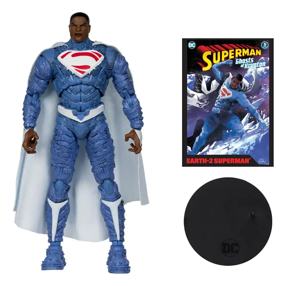 DC Direct Actionfigur &amp; Comic Superman Wave 5 Earth-2 Superman (Ghosts of Krypton) 18 cm Produktfoto
