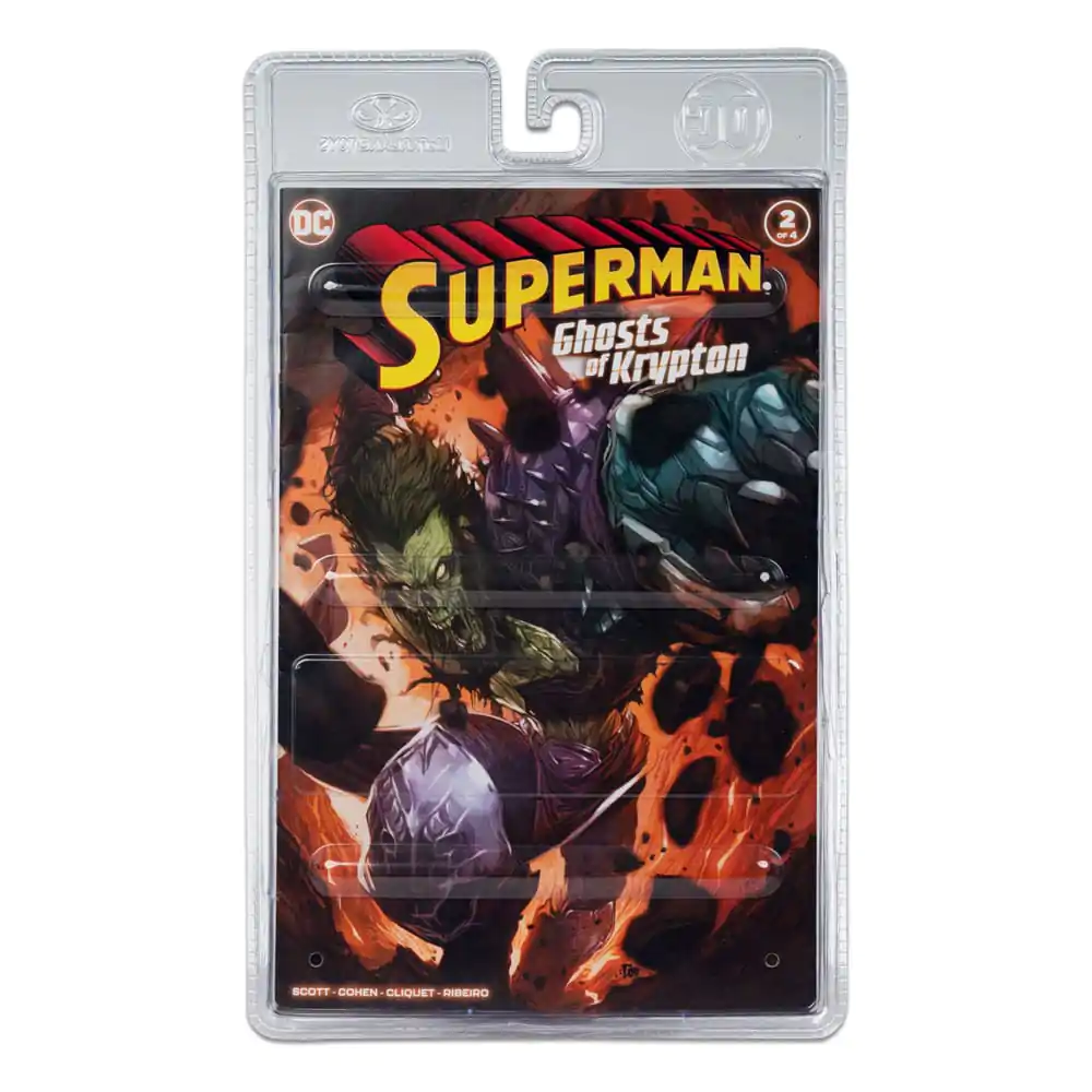 DC Direct Actionfigur &amp; Comic Superman Wave 5 Ghost of Zod (Gold Label) (Ghosts of Krypton) 18 cm Produktfoto