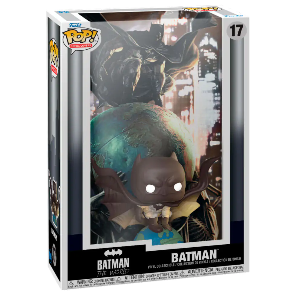 DC Funko POP! Comic Cover Vinyl Figur Batman The World Produktfoto