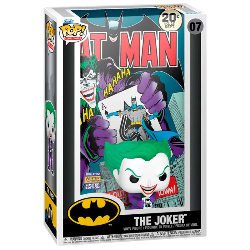 DC POP! Comic Cover Vinyl Figur Joker- Back in Town Produktfoto