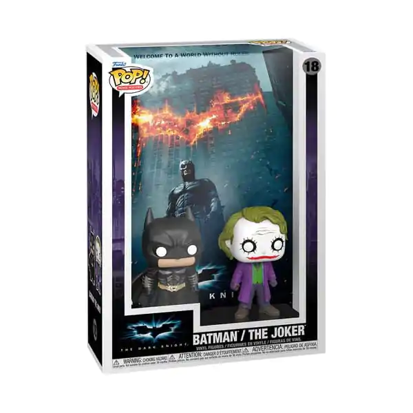 DC POP! Movie Poster & Figur The Dark Knight 9 cm termékfotó