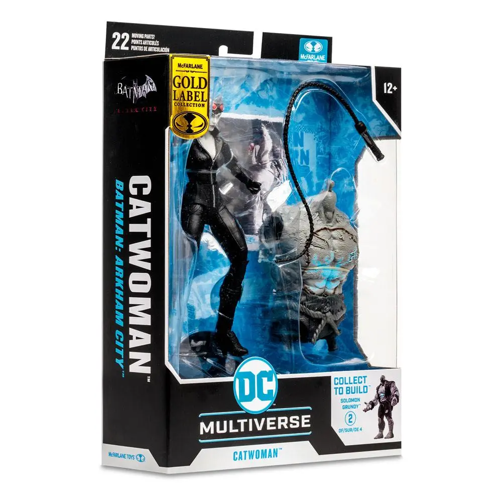 DC Gaming Build A Actionfigur Catwoman Gold Label (Batman: Arkham City) 18 cm Produktfoto