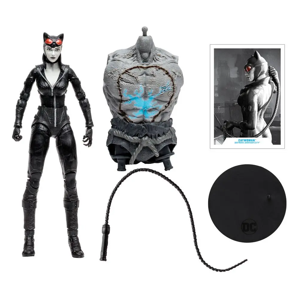 DC Gaming Build A Actionfigur Catwoman Gold Label (Batman: Arkham City) 18 cm Produktfoto