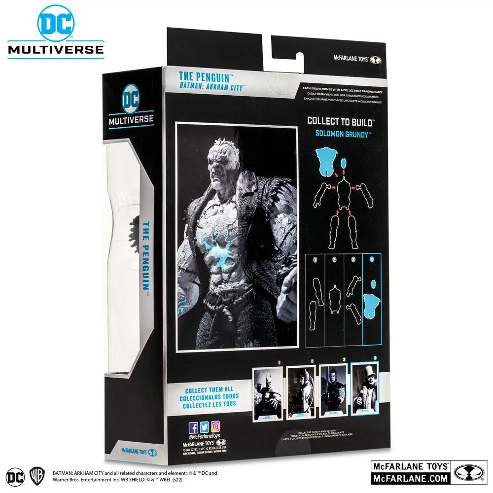 DC Gaming Build A Actionfigur The Penguin Gold Label (Batman: Arkham City) 18 cm Produktfoto