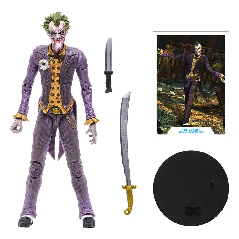 DC Gaming Action Figur The Joker (Batman: Arkham City) 18 cm termékfotó