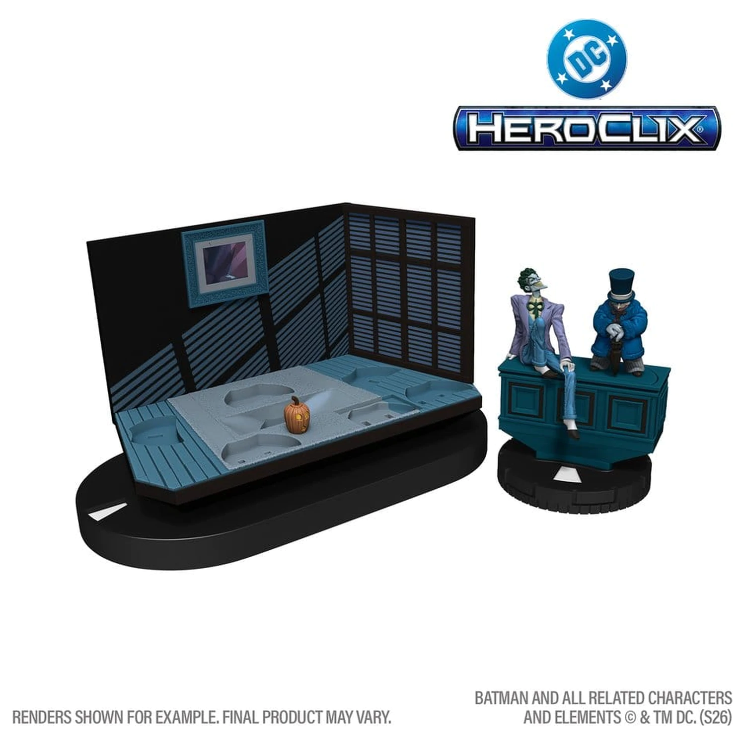 DC HeroClix SwitchClix Minifiguren mit Basis The Long Halloween Team Basis 23 cm Produktfoto