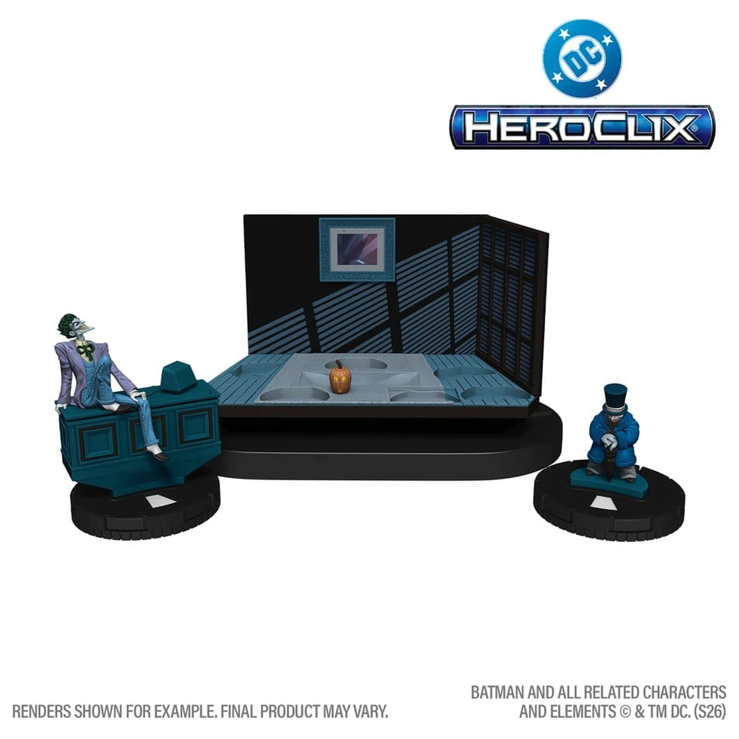 DC HeroClix SwitchClix Minifiguren mit Basis The Long Halloween Team Basis 23 cm Produktfoto