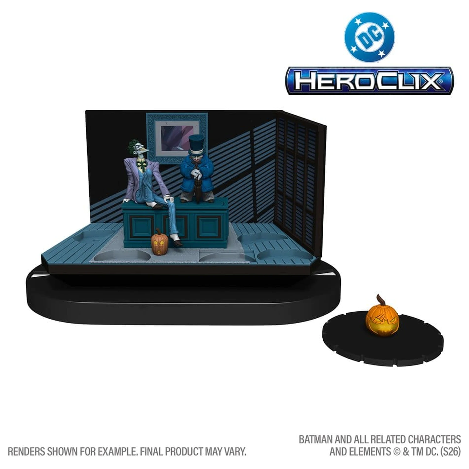 DC HeroClix SwitchClix Minifiguren mit Basis The Long Halloween Team Basis 23 cm Produktfoto